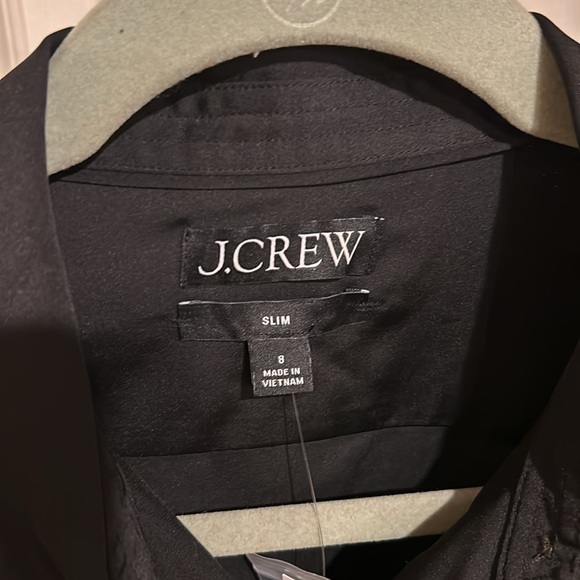 J.Crew Slim-Fit Drapey Shirt in Luster Crepe - Picture 5 of 6